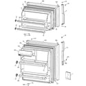 Hotpoint HTS17BBMFLWW doors diagram