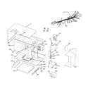 GE JTP86WF1WW microwave body parts diagram