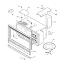 GE JTP86WF1WW microwave enclosure diagram