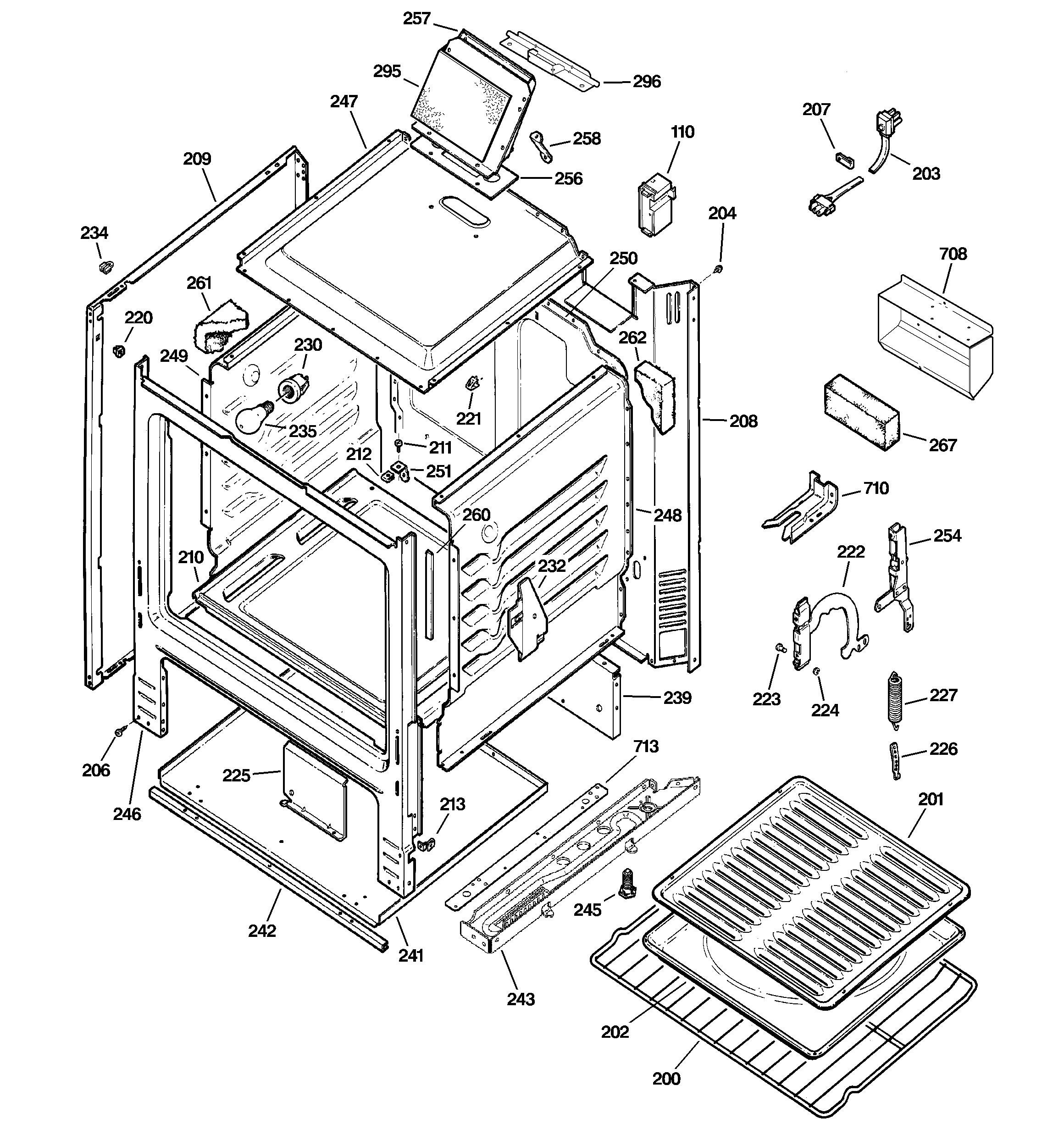Kenmore 36273422200 body parts diagram