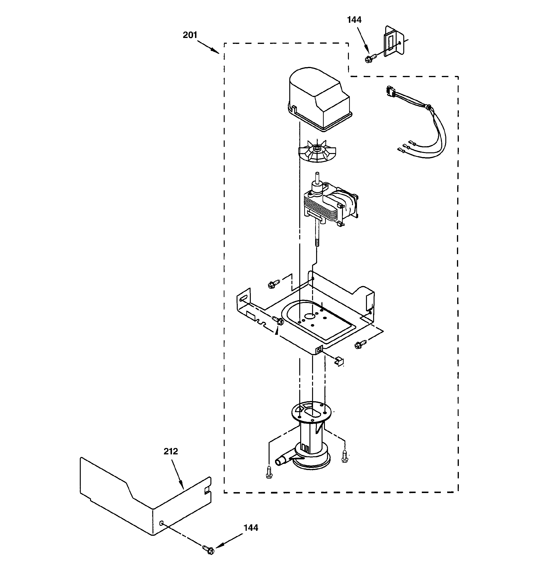 GE ZDIS15CGSS pump parts diagram