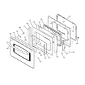 GE JS968SF2SS door diagram