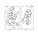 GE SCB2001CSS03 latch board parts diagram