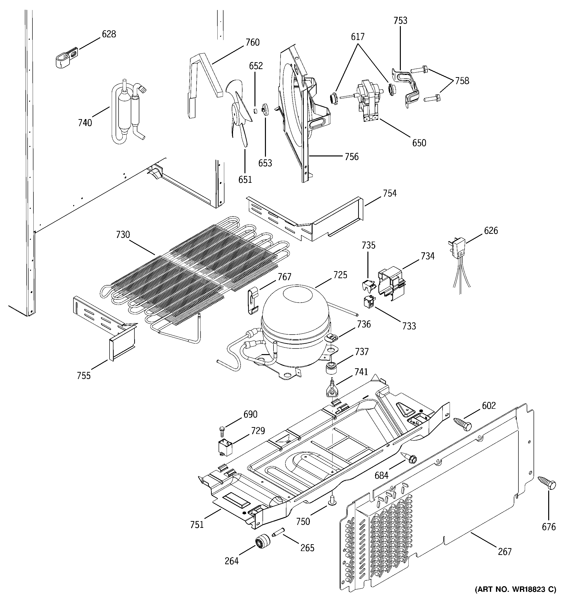 GE GTS18DBMDRWW unit parts diagram