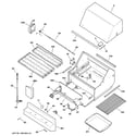 GE ZGG24L20B2SS gas grill diagram