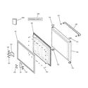GE PDS18SBMALBS freezer door diagram