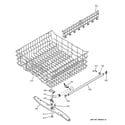 GE GSD6300J00CC upper rack assembly diagram
