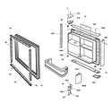 GE PTI22MFMALBB freezer door diagram