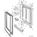 GE PTI22MFMALBB fresh food door diagram