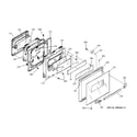 GE JRP15BW6BB door diagram