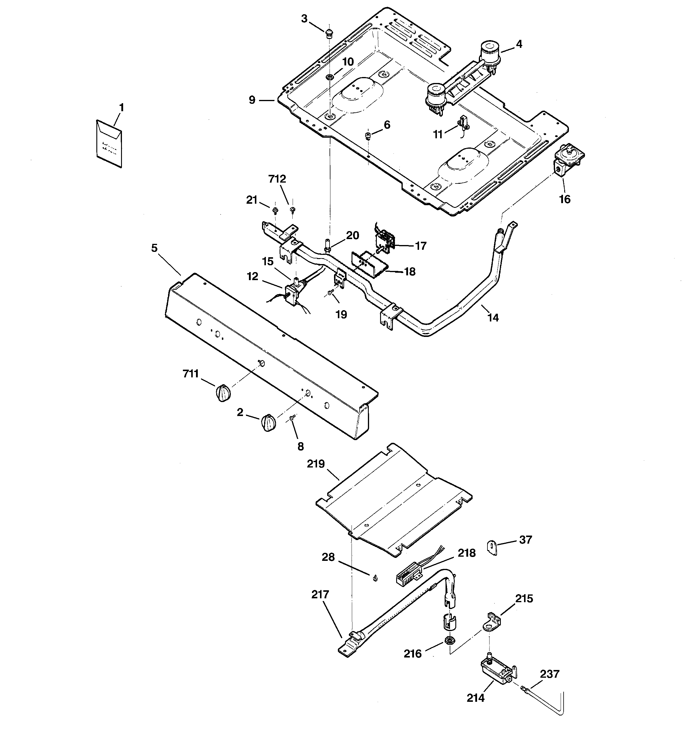 GE JGBS04BEH1WH gas & burner parts diagram