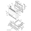 GE JGBC20CEH1CC door & drawer parts diagram