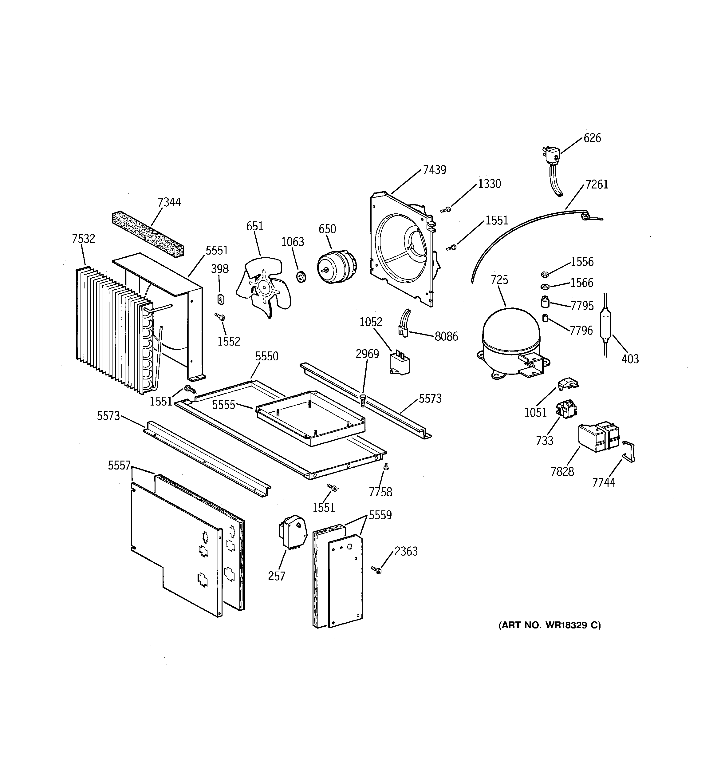 GE ZISW42DXA unit parts diagram