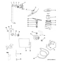 GE GSM1800D00BB motor-pump mechanism diagram