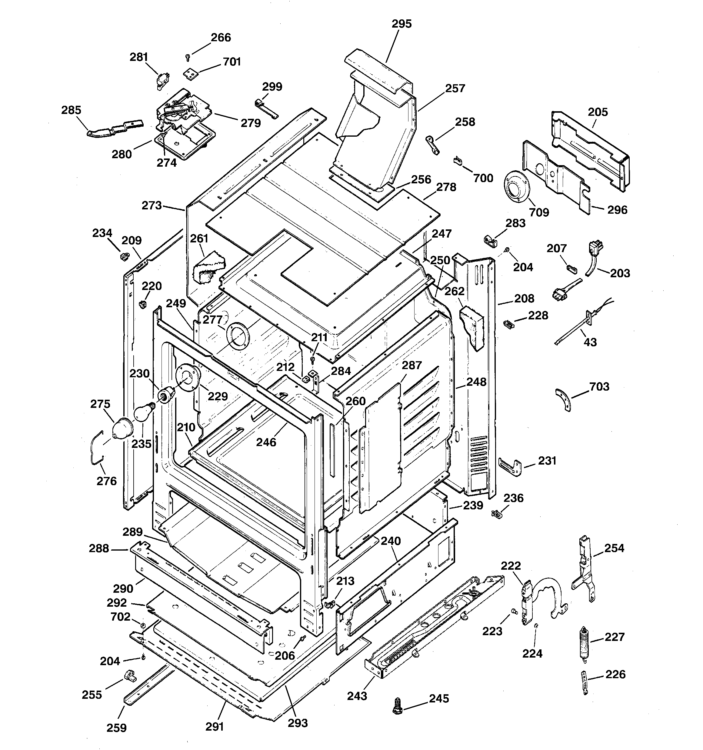 GE JGBP31WEH1WW body parts diagram