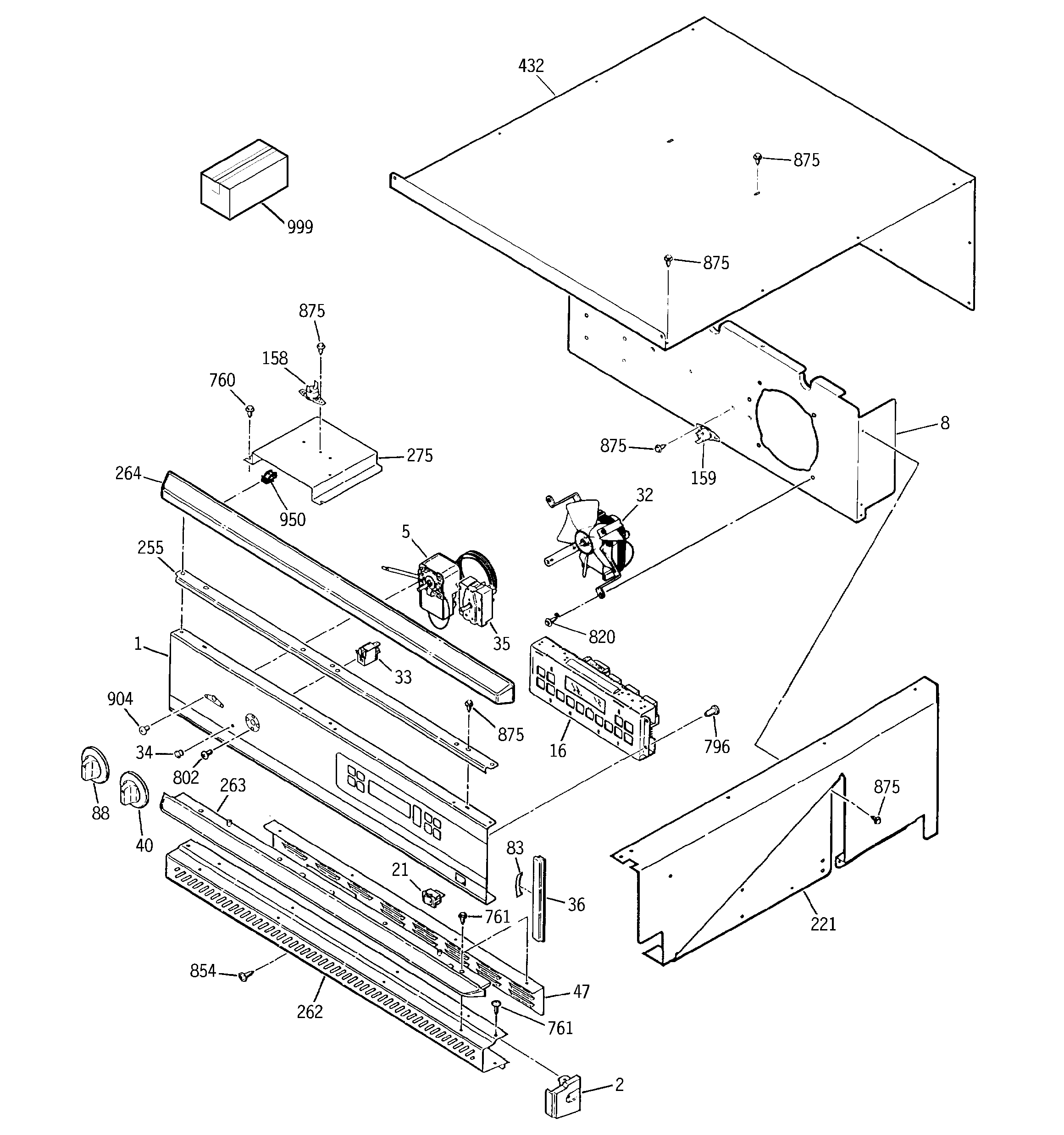 GE JKP27WT1WW control panel diagram