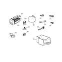 GE GTS20ICNBWW ice maker & accessories diagram