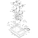 GE JGP962SEC1SS gas & burner parts diagram