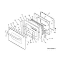 GE JTP20SF2SS door diagram