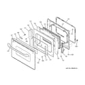 GE JTP28SF3SS door diagram