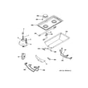 GE JGP979WEF1WW gas & burner parts diagram