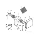 GE JGP979WEF1WW motor & fan assembly diagram