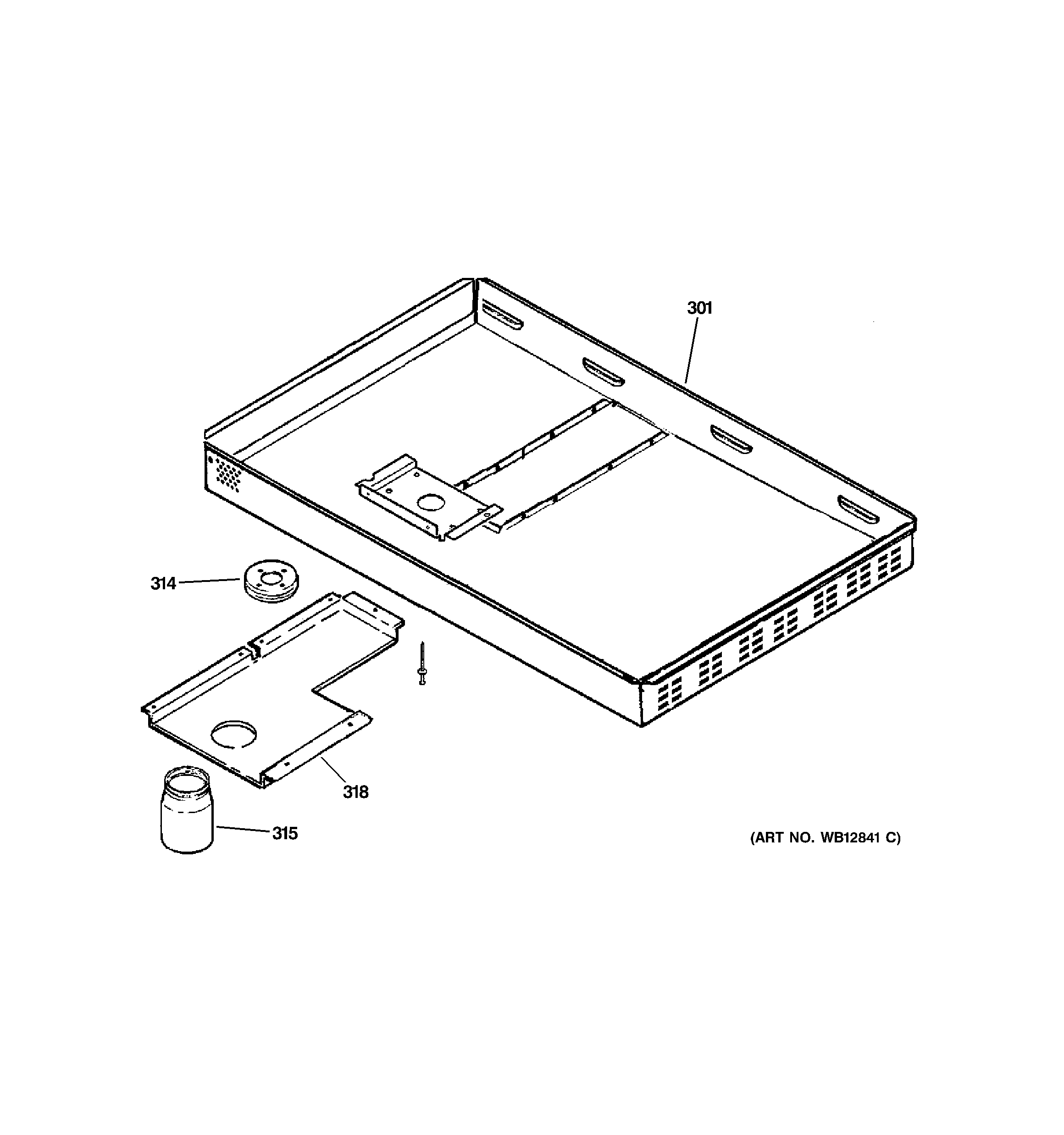 GE JGP979BEF2BB burner box diagram