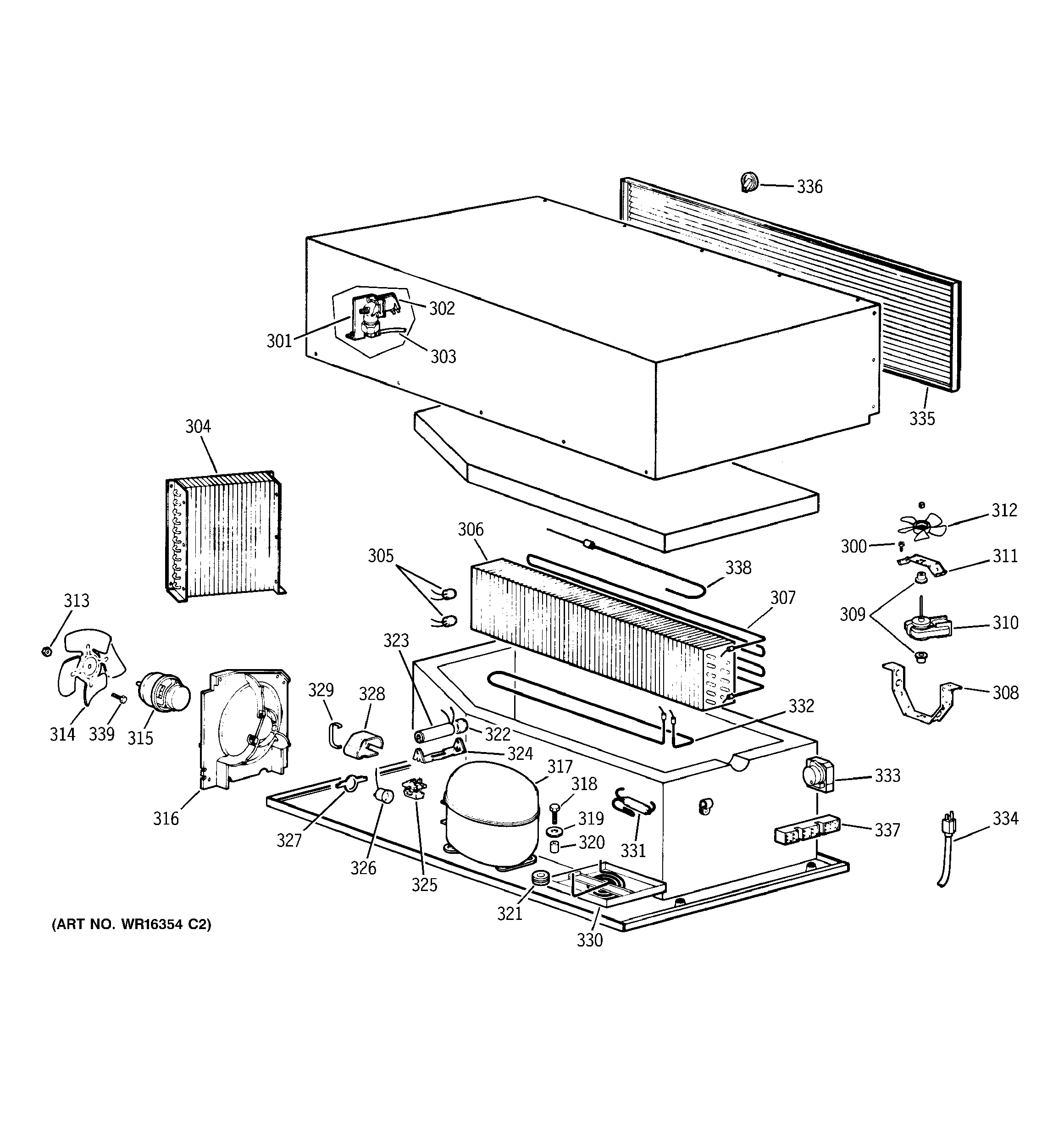 GE BIS42AJD unit parts diagram