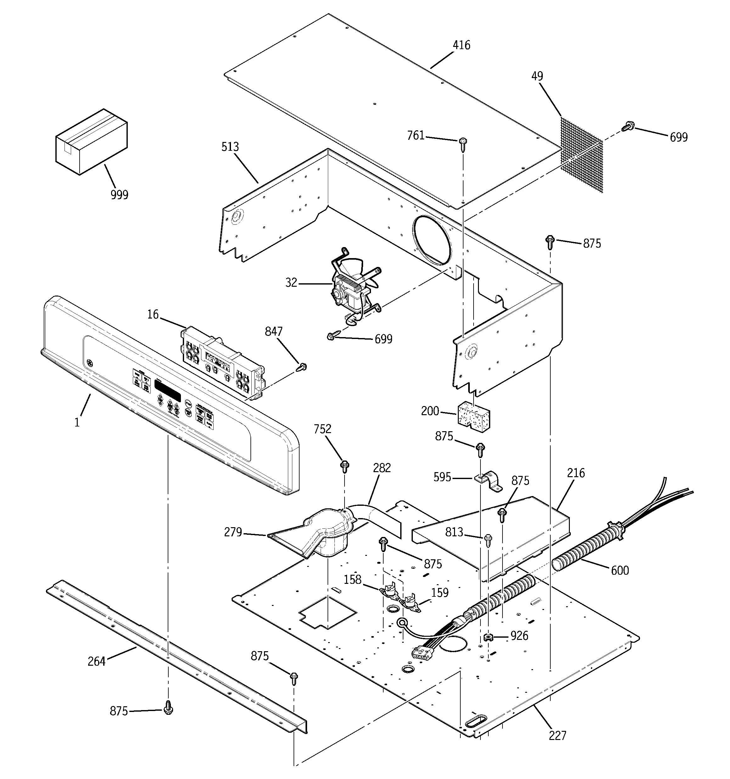 GE JTP25SH2SS control panel diagram