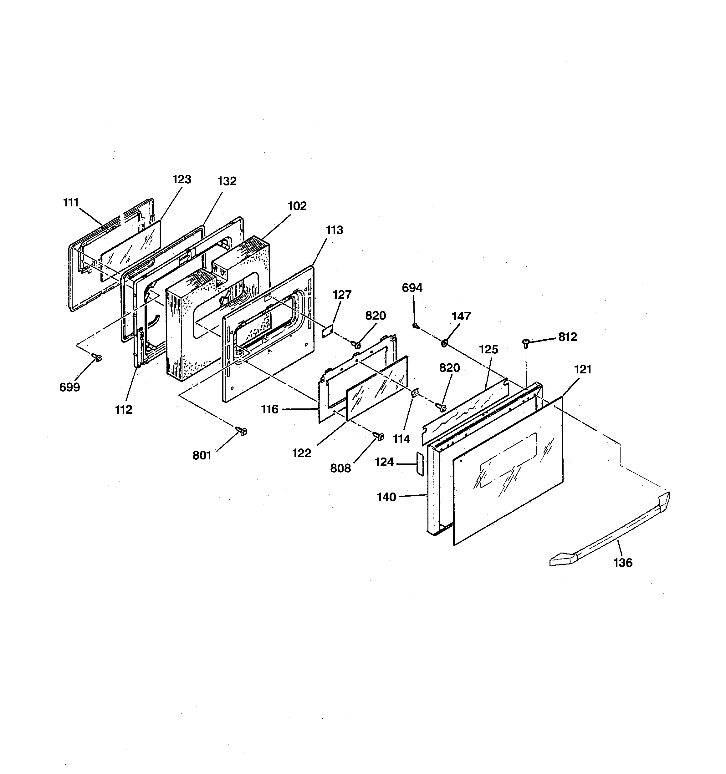 GE JGSP23CEY1CC door diagram