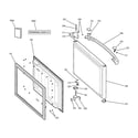 GE GBS18HBRABB freezer door diagram