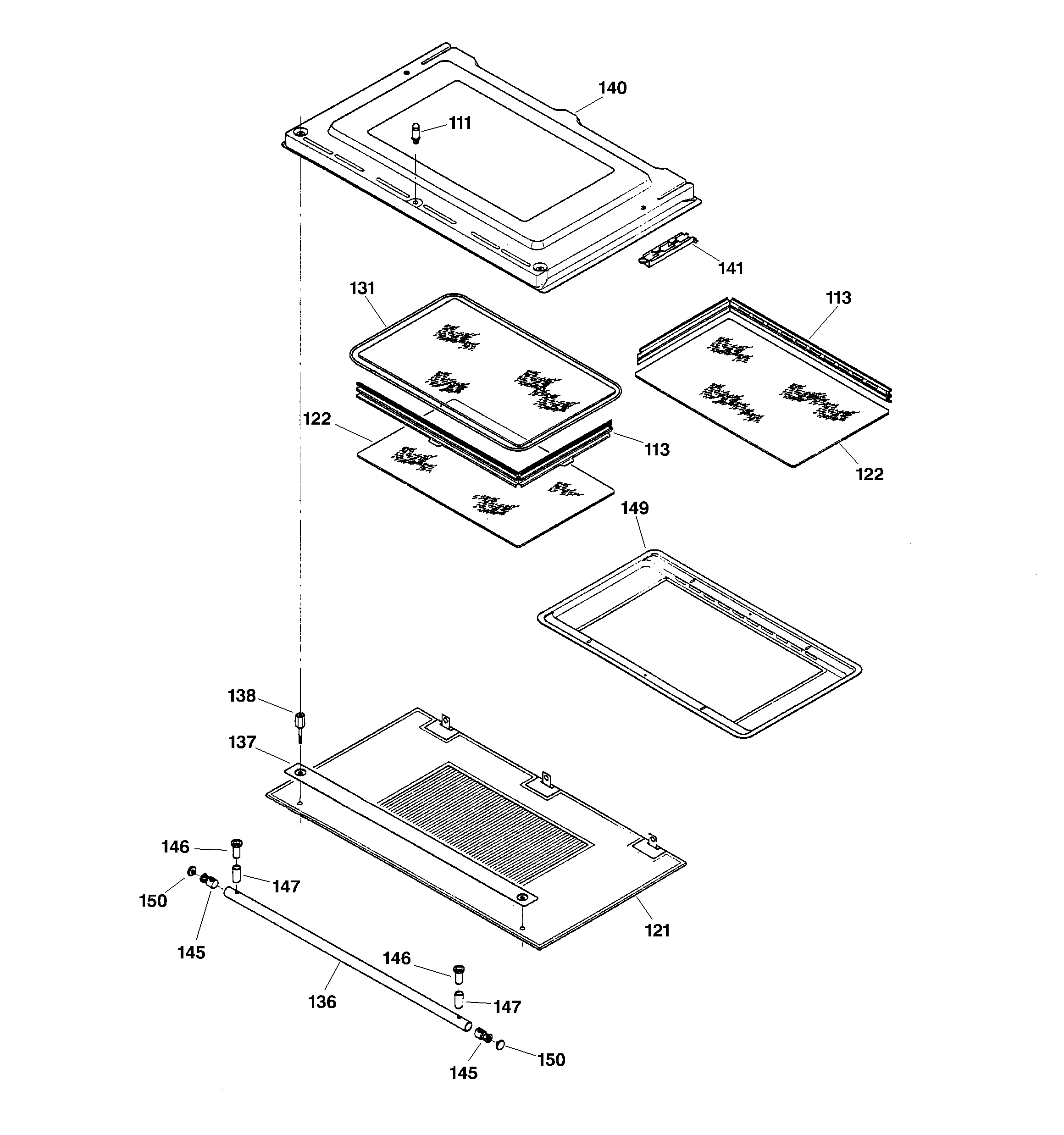 GE ZET837SB3SS door diagram