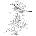 GE ZEU36RWF1WW cooktop diagram