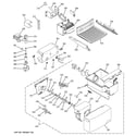 GE ESH22XGRBCC ice maker & dispenser diagram