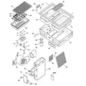 GE JP389BD1BB cooktop diagram