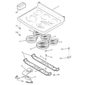 GE JB988SH1SS cooktop diagram
