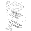GE JB988KH1CC cooktop diagram