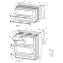 GE TBZ14SACDRWW doors diagram
