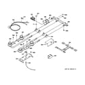 GE JGP321EJ1WH gas & burner parts diagram