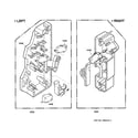GE ZSC2001CSS02 latch board parts diagram