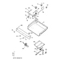 GE JGBS23BEH2BB gas & burner parts diagram