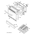 GE JGBP24BEH2WH door & drawer parts diagram