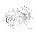 GE JSP47SH2SS door diagram