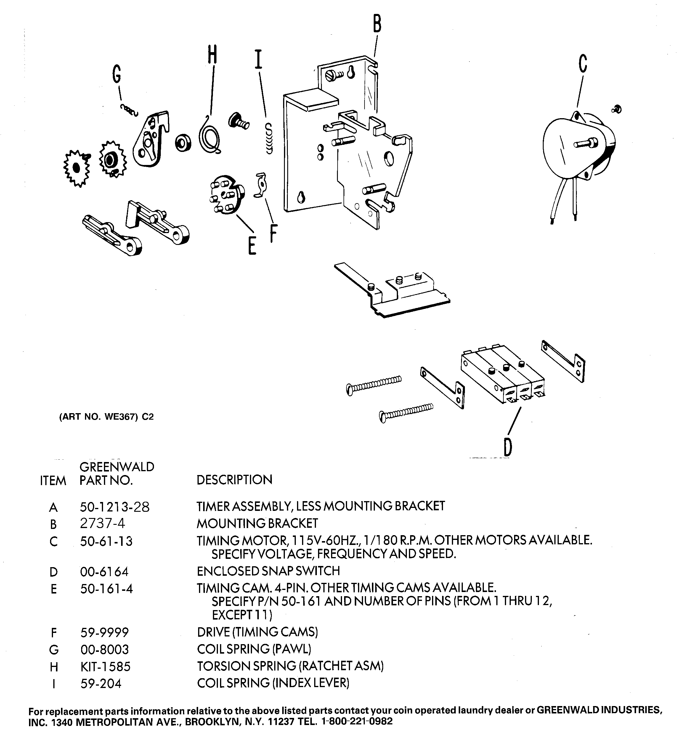 GE DCCD330GD1WC timer assembly diagram