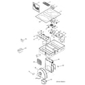 GE JP989BD2BB cooktop diagram