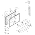 GE PTS22SHSARSS freezer door diagram