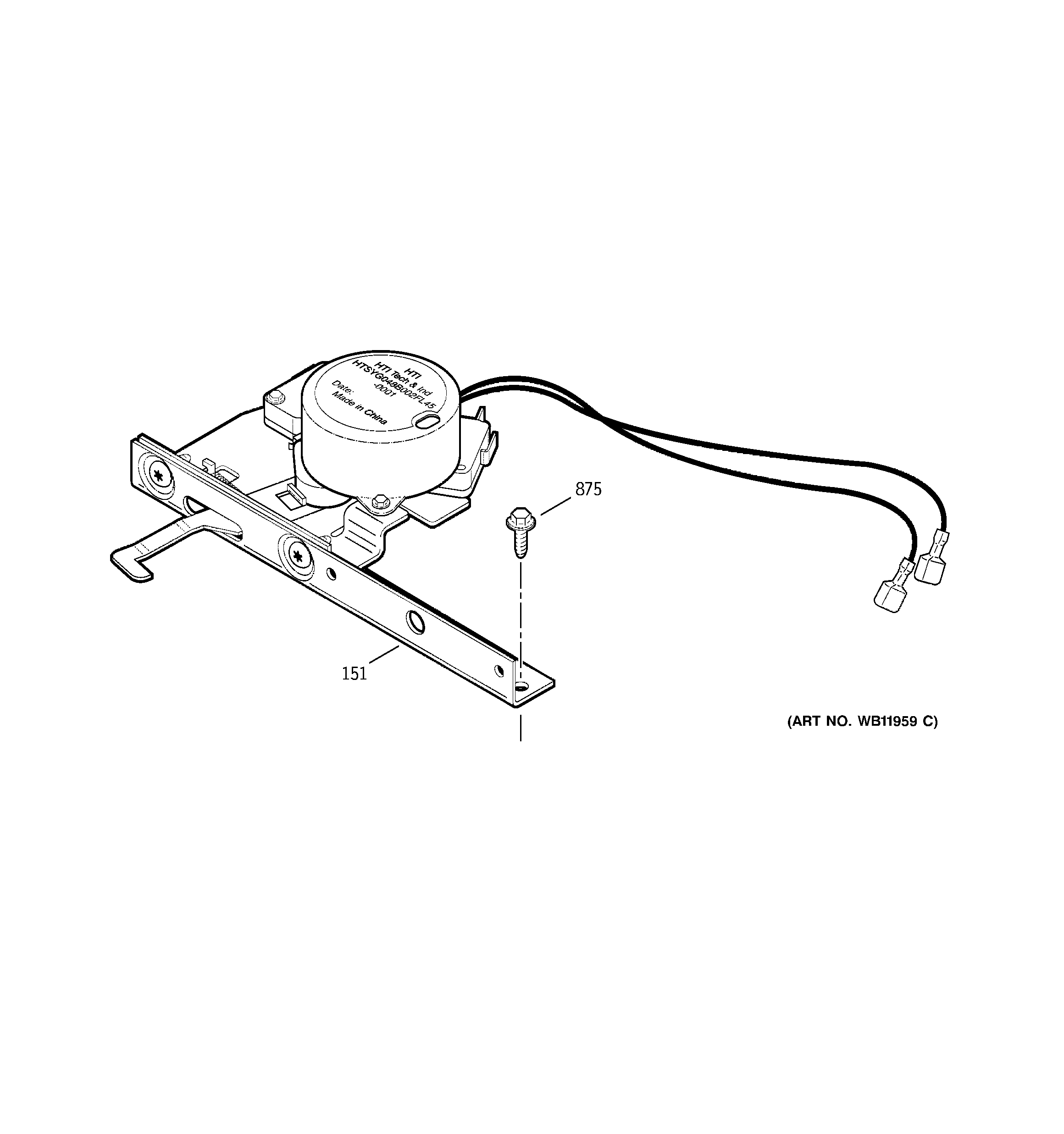 GE JTP56SD1SS door lock diagram