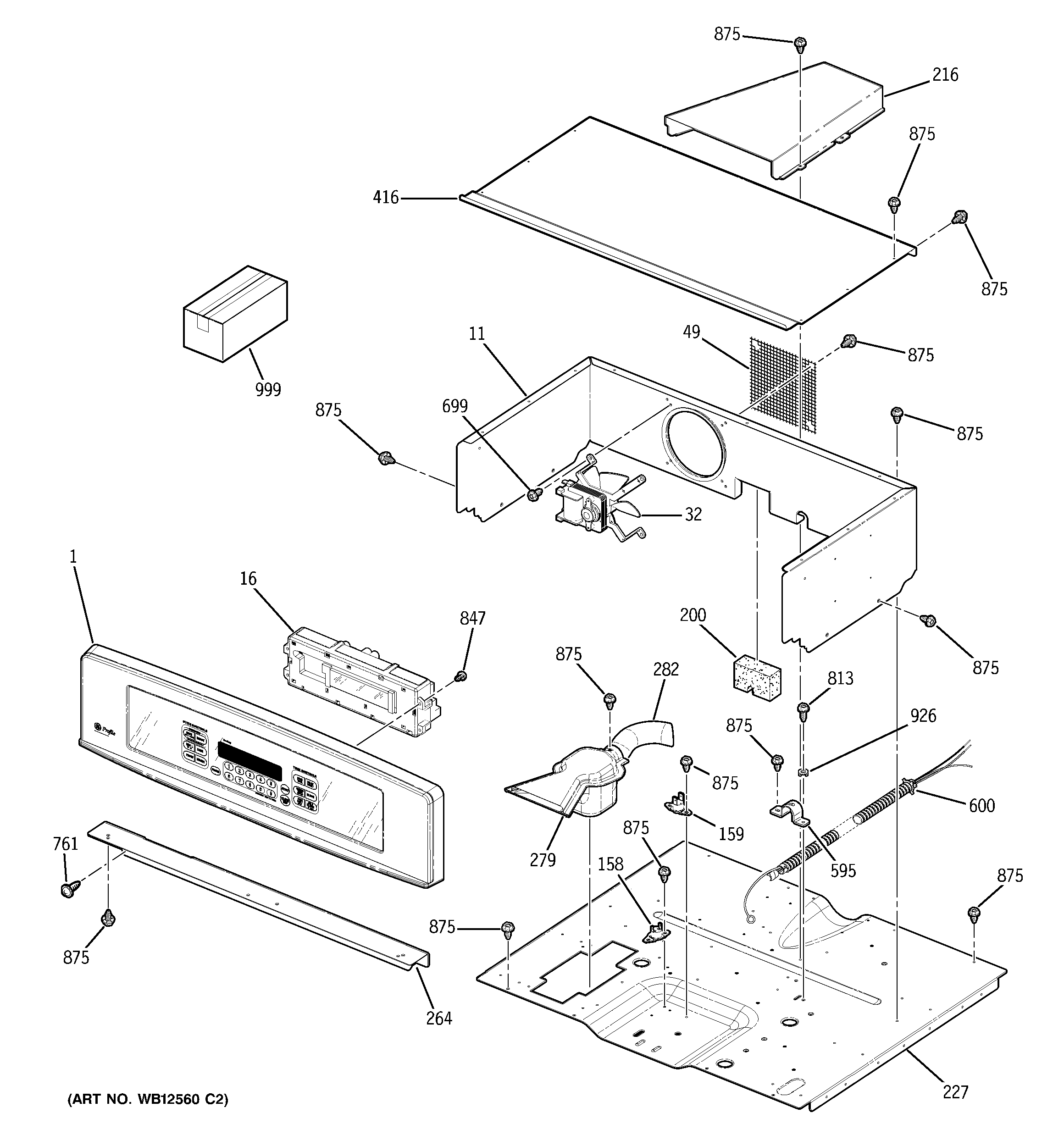 GE JK915SK1SS control panel diagram