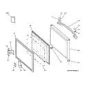 GE GDS18LBPBBB freezer door diagram