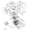 GE PDW22SHRARSS doors & shelves diagram